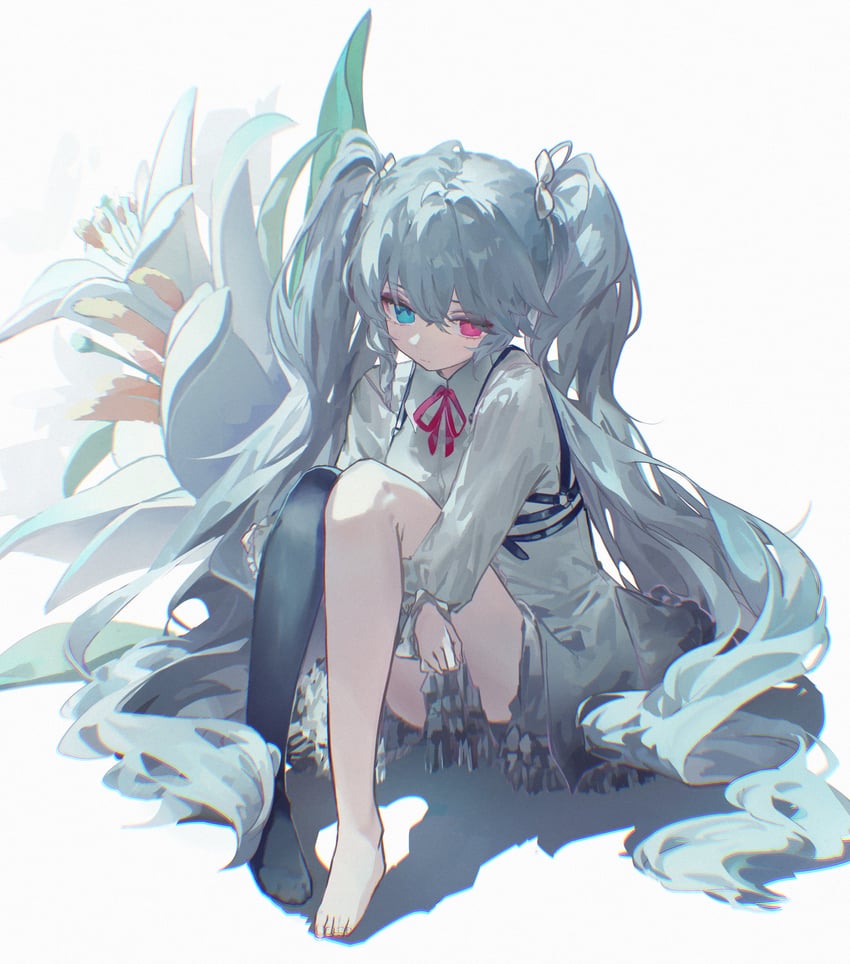 hatsune miku and 25-ji miku (vocaloid and 1 more) drawn by mihoranran