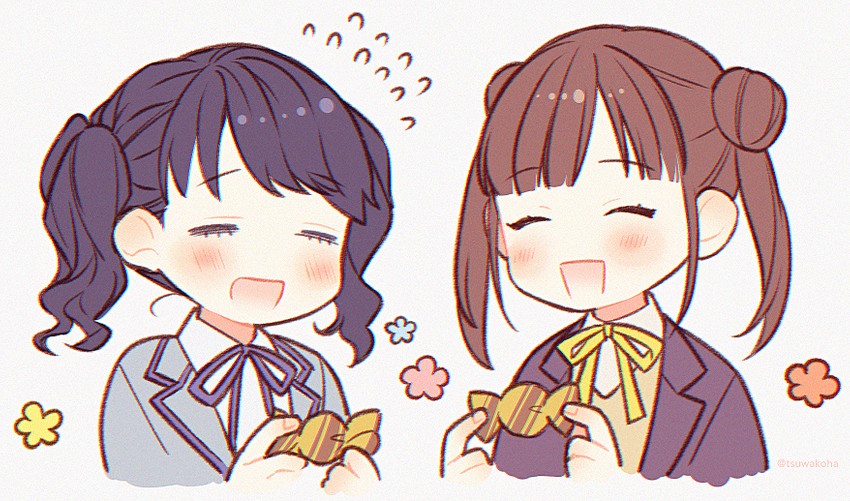 fukumaru koito and sonoda chiyoko (idolmaster and 1 more) drawn by tsuwakoha