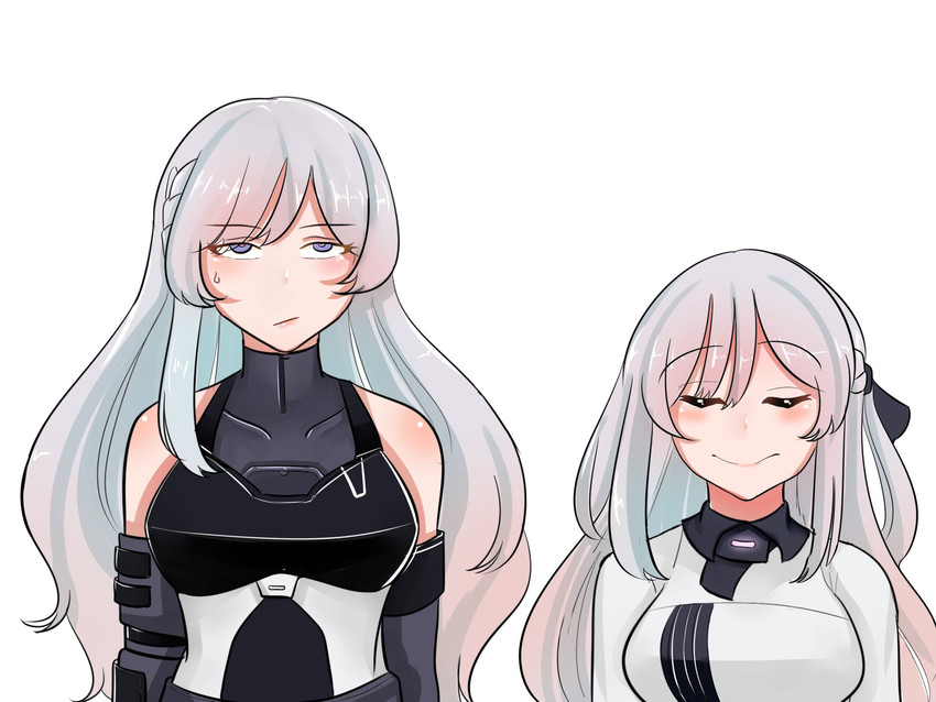 ak-12 and ak-15 (girls' frontline) drawn by abineko