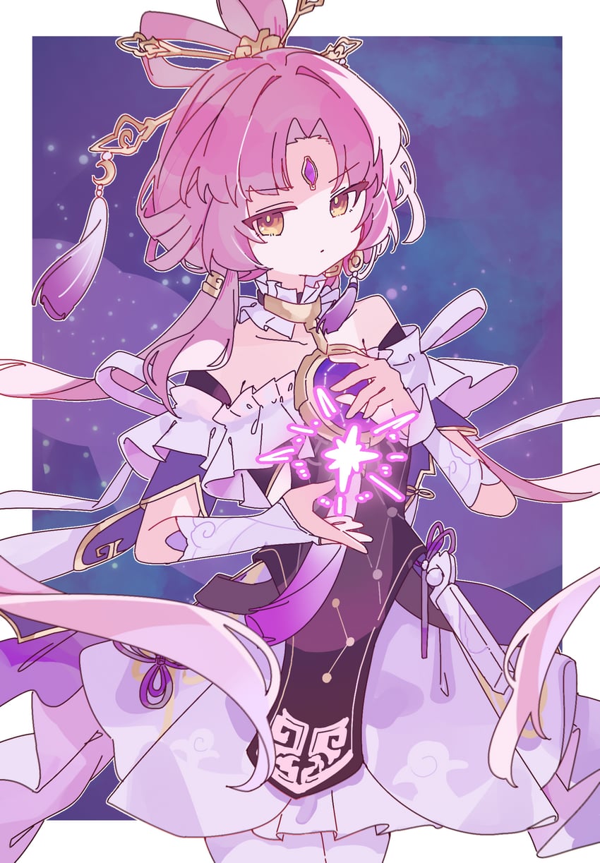 fu xuan (honkai and 1 more) drawn by rco_as