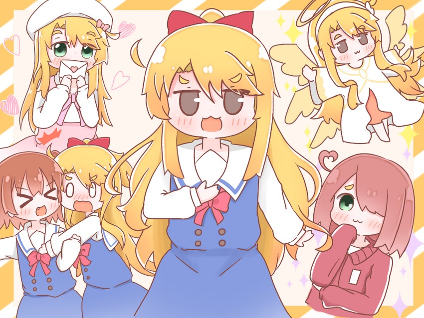 himesaka noa, hoshino miyako, and hoshino hinata (watashi ni tenshi ga maiorita!) drawn by 573konamilk