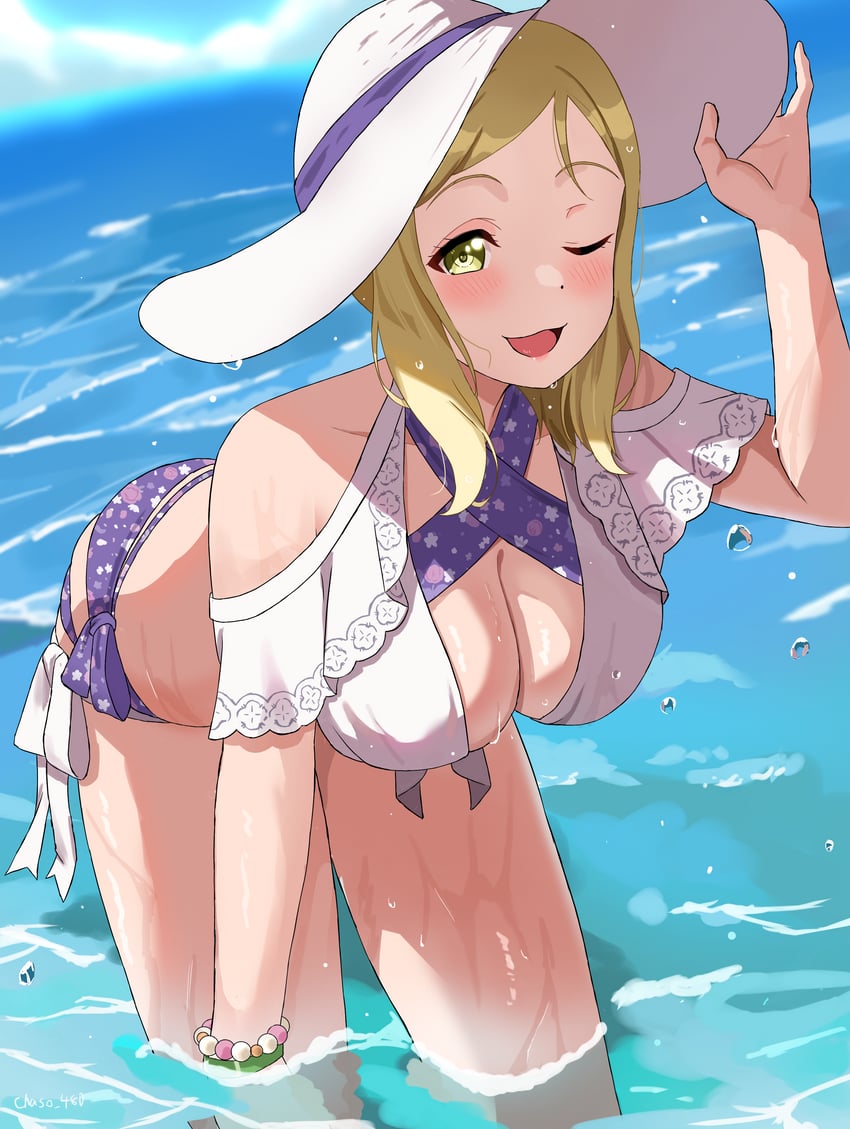 ohara mari (love live! and 1 more) drawn by chaso_(480)