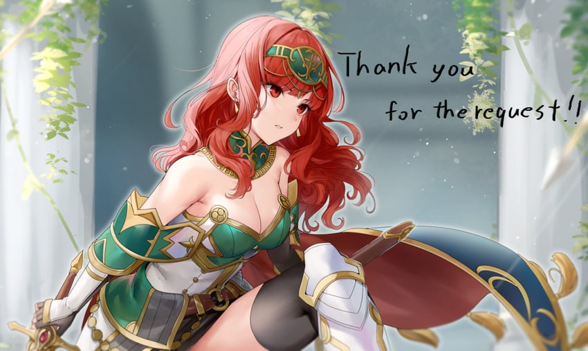 celica (fire emblem and 3 more) drawn by haru_(nakajou-28)