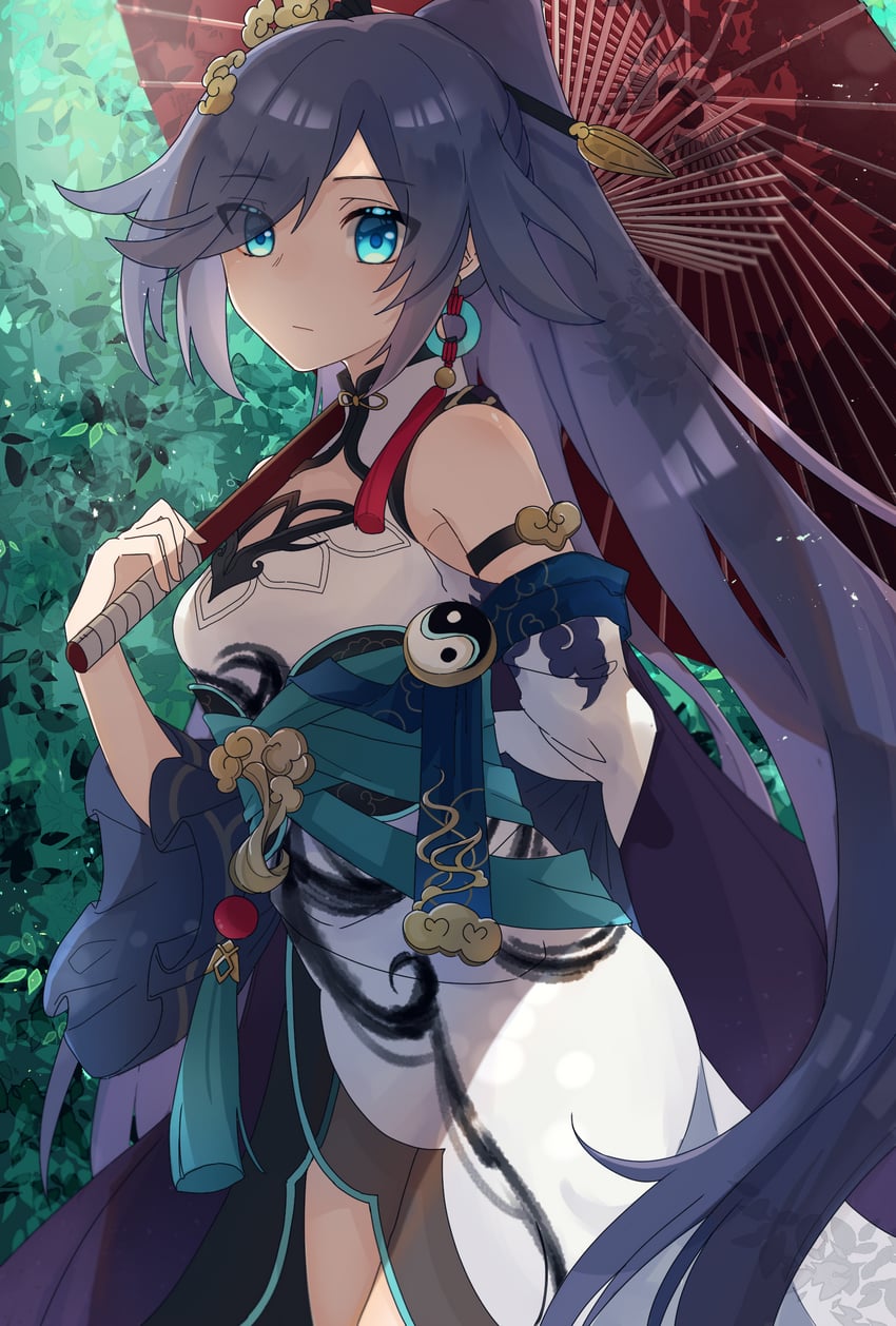fu hua (honkai and 1 more) drawn by ufo_(23494318)