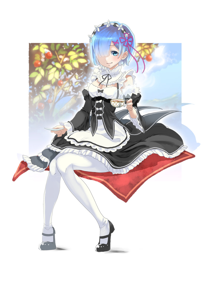 rem (re:zero kara hajimeru isekai seikatsu) drawn by uro_(uro_zi)