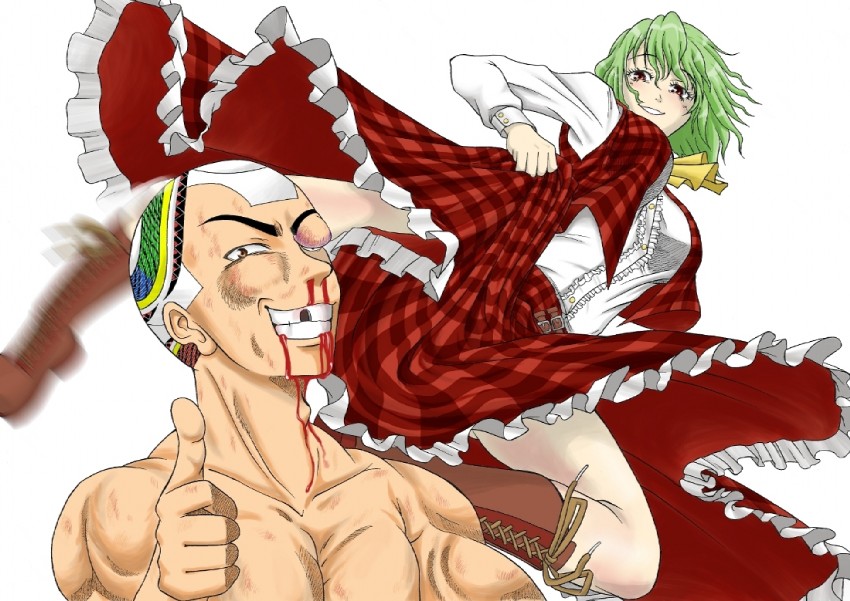 kazami yuuka (touhou) drawn by shiba_meiji