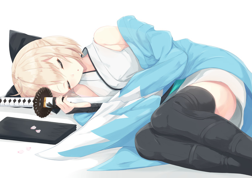 okita souji (fate and 1 more) drawn by igayan