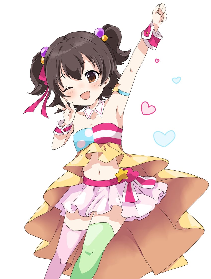 akagi miria (idolmaster and 1 more) drawn by remiri_nicoeli