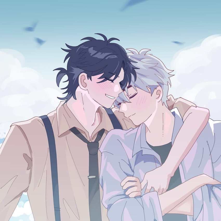 cheng xiaoshi and lu guang (shiguang dailiren) drawn by ssriseroto2n