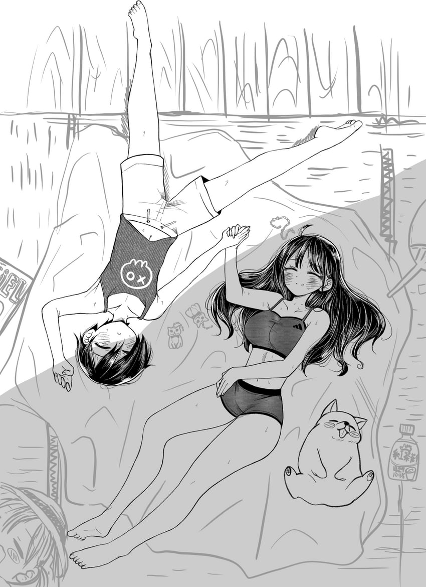 yamada anna and ichikawa kyoutarou (boku no kokoro no yabai yatsu) drawn by ao_tanuki