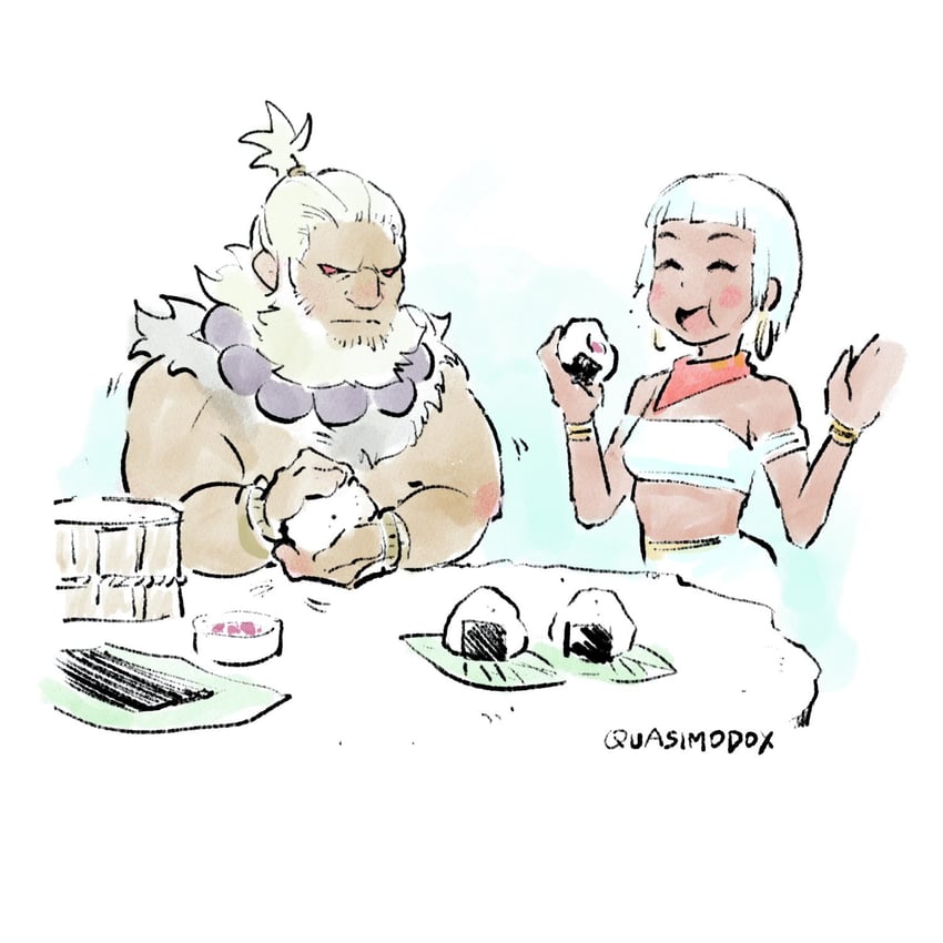 elena and akuma (street fighter and 1 more) drawn by quasimodox