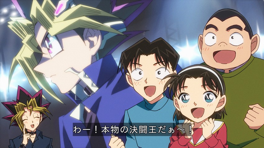 muto yugi, yoshida ayumi, kojima genta, and tsuburaya mitsuhiko (yu-gi-oh! and 2 more) drawn by k_(gear_labo)