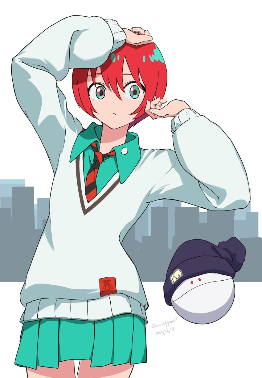 amate yuzuriha and haro (gundam and 1 more) drawn by umibudou