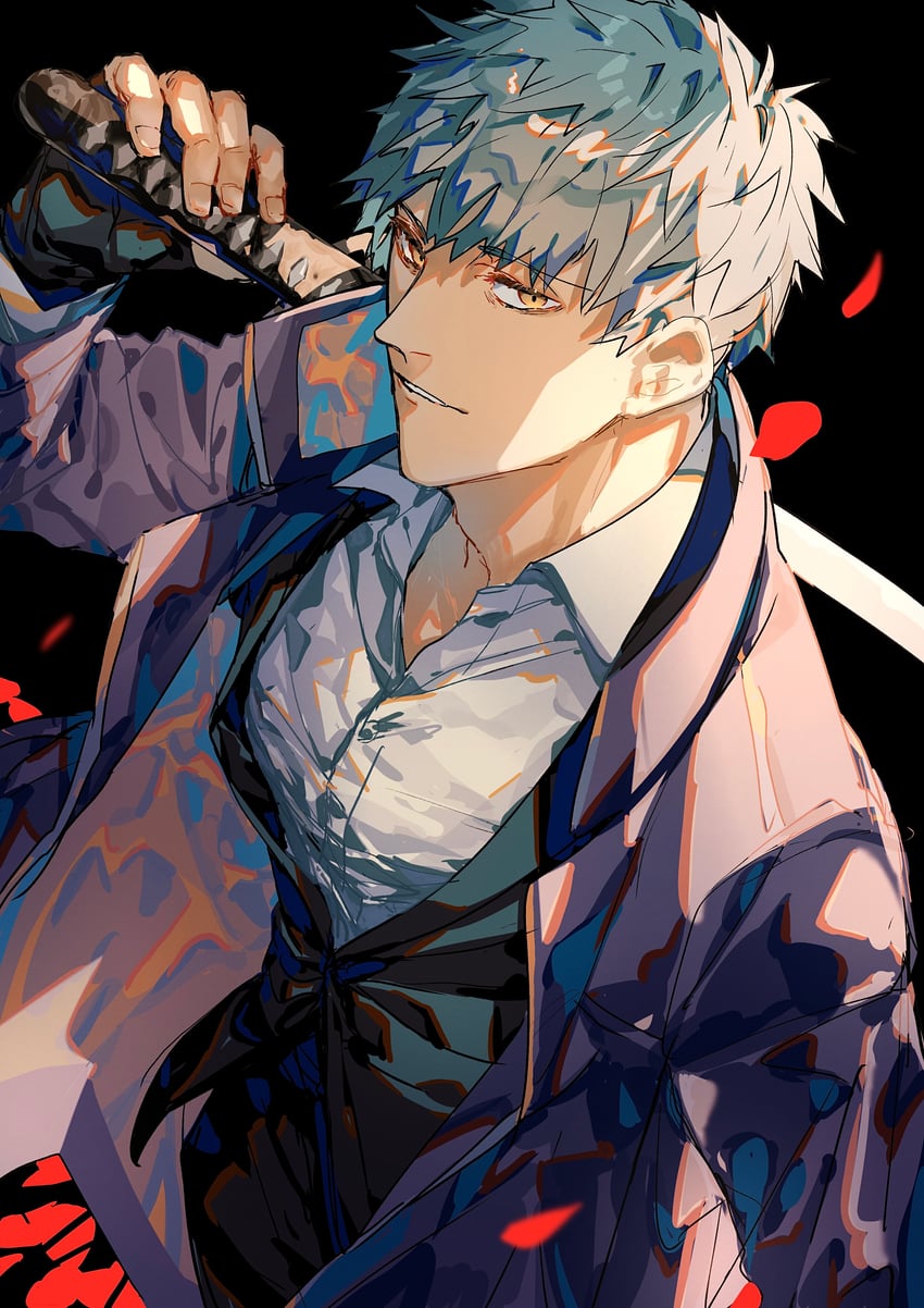 saitou hajime (fate and 1 more) drawn by nasubi_illust