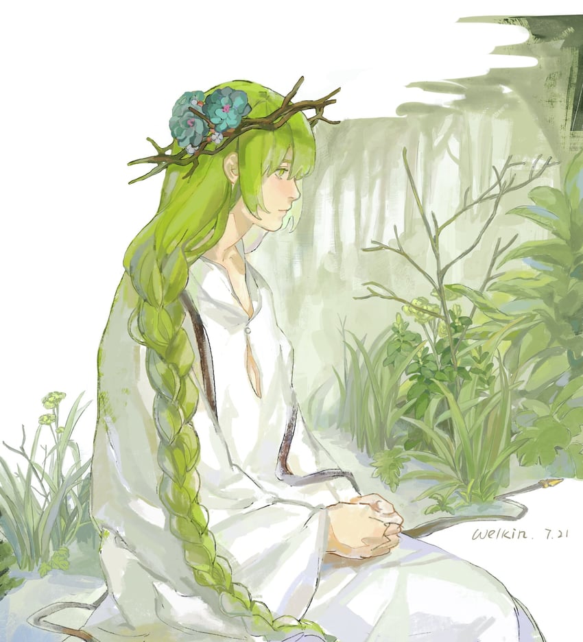 enkidu (fate and 2 more) drawn by 21_welkin