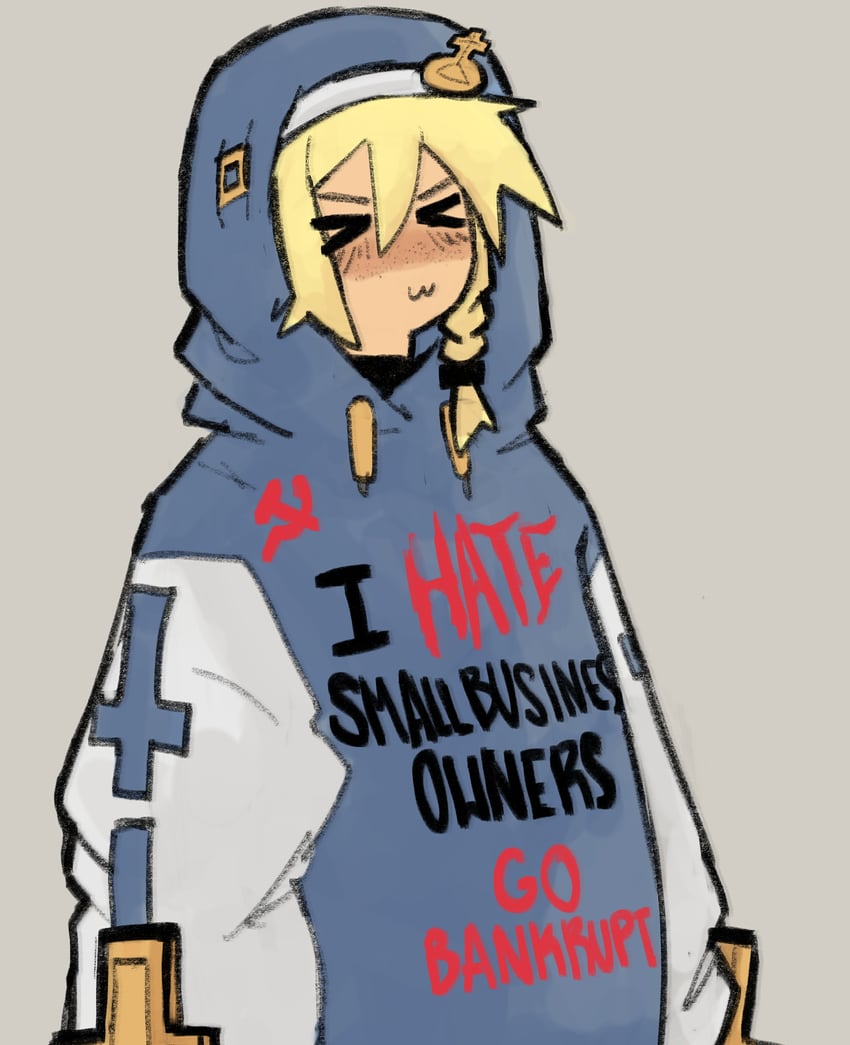 bridget (guilty gear and 1 more) drawn by squidmiku