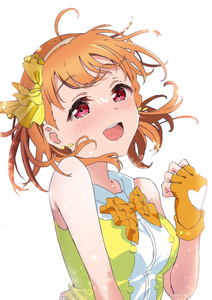 takami chika (love live! and 1 more) drawn by frontrivers_kae