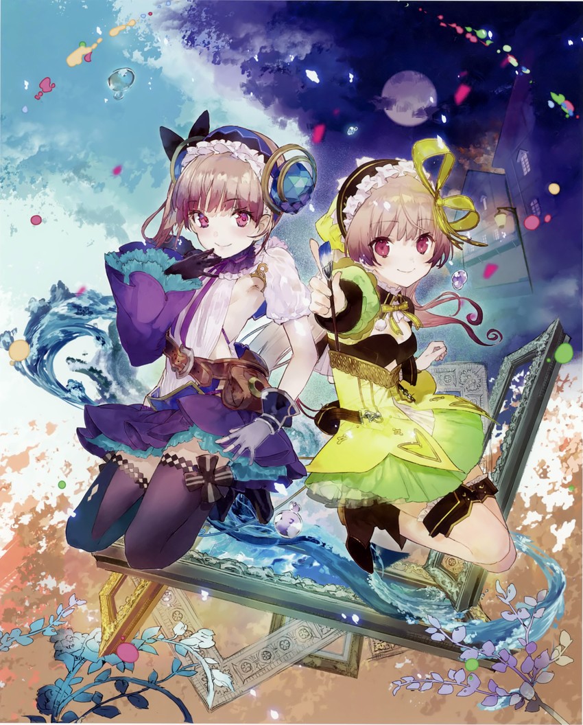 suelle malen and lydie malen (atelier and 1 more) drawn by noco_(adamas) and yuugen