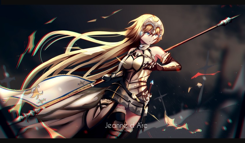 jeanne d'arc (fate and 2 more) drawn by gar32