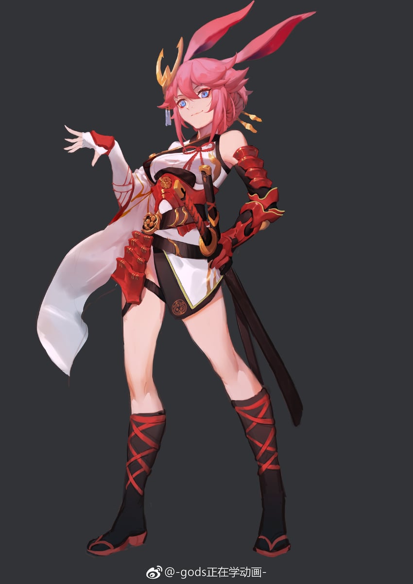 yae sakura (honkai and 1 more) drawn by gods_(1073337800)