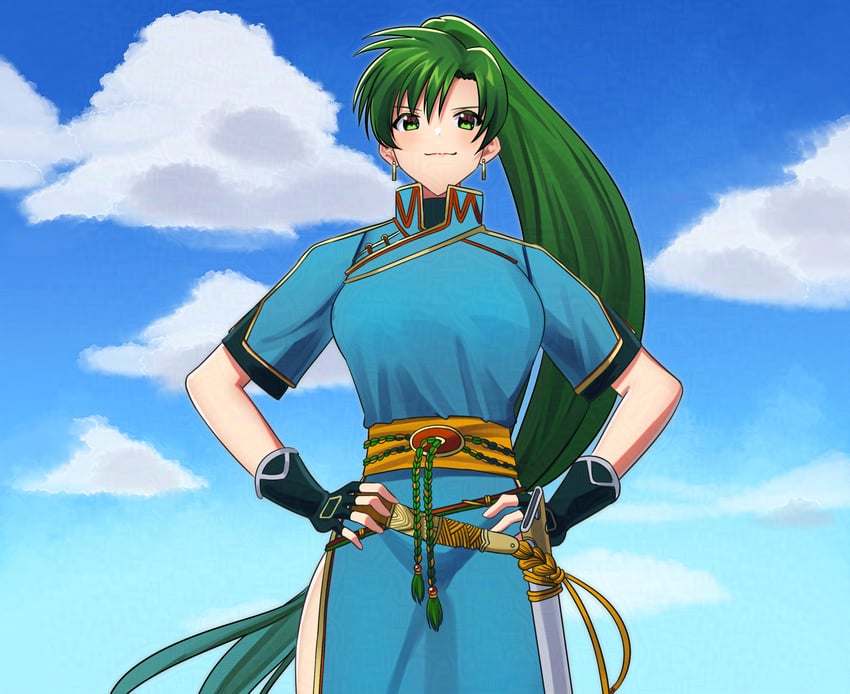 lyn (fire emblem and 1 more) drawn by ushiroki