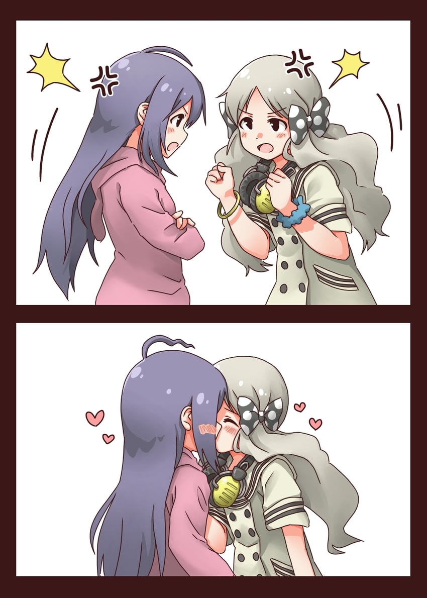 mochizuki anna and handa roco (idolmaster and 2 more) drawn by fuusan