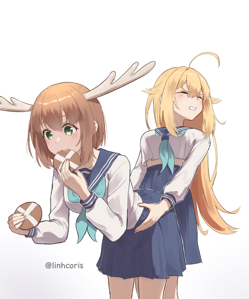 shikanoko noko and koshi torako (shikanoko nokonoko koshitantan) drawn by linhcoris
