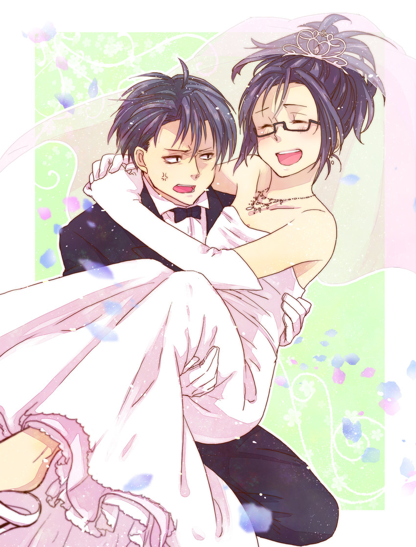 levi and hange zoe (shingeki no kyojin) drawn by noah_(livas)