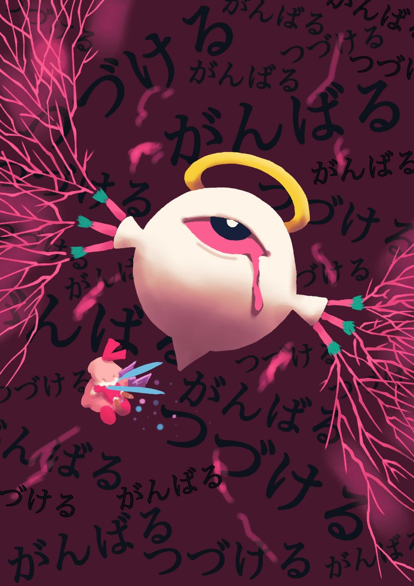 kirby, ribbon, and zero two (kirby and 1 more) drawn by batchgooya