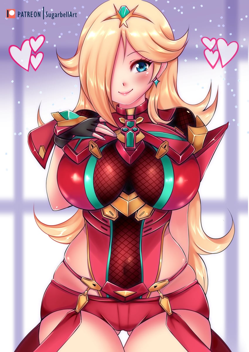 pyra and rosalina (mario and 3 more) drawn by sugarbell