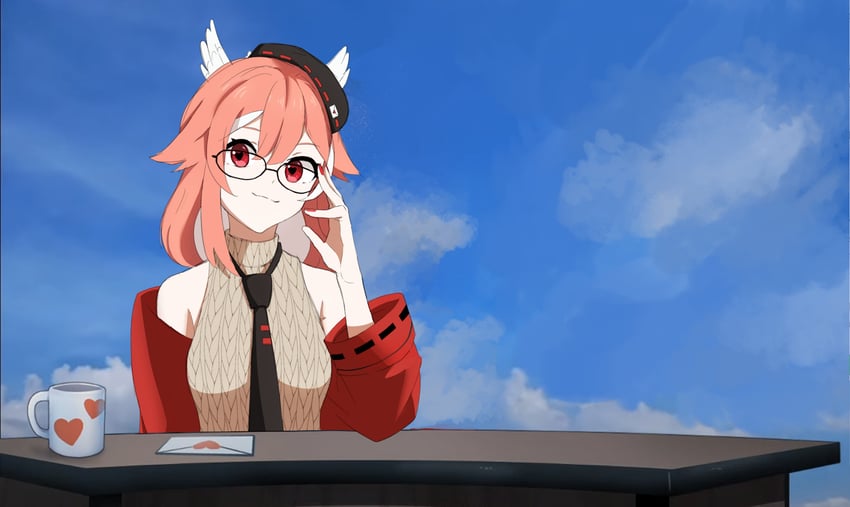 pillowdear (indie virtual youtuber) drawn by underscore_ink