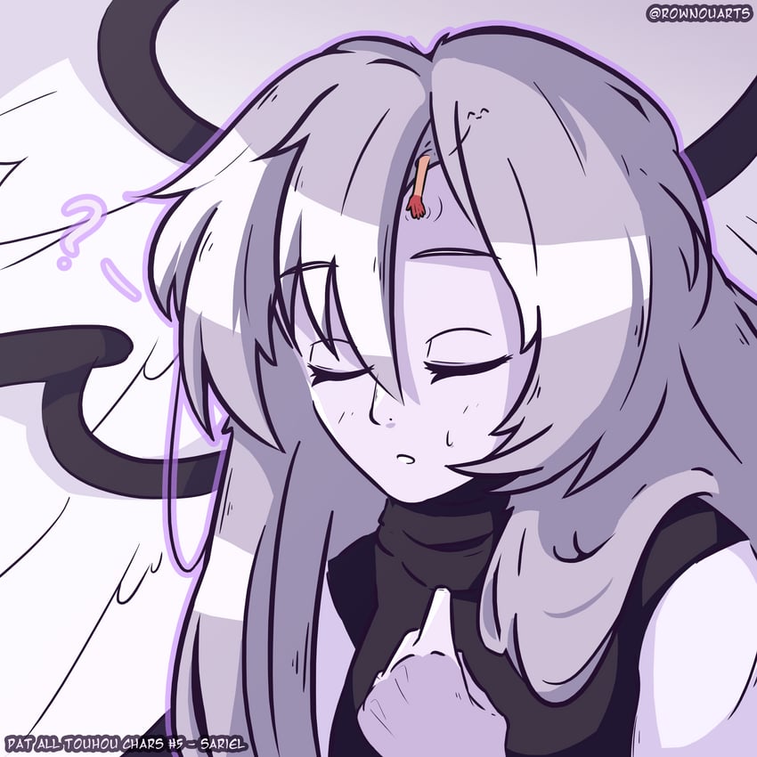 sariel (touhou) drawn by rownou