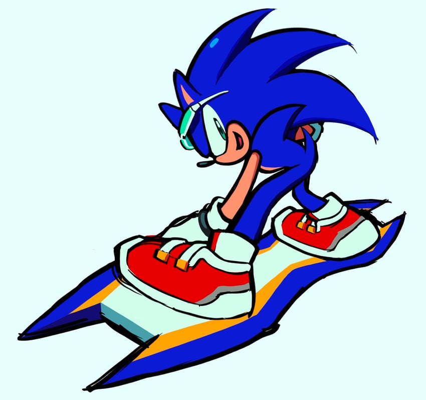sonic the hedgehog (sonic and 1 more) drawn by rodka_sth