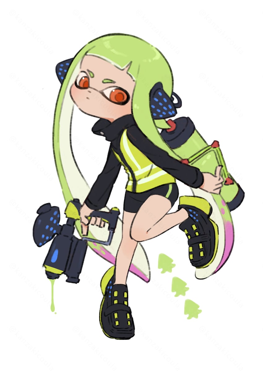 agent 3 (splatoon and 1 more) drawn by coula_cat