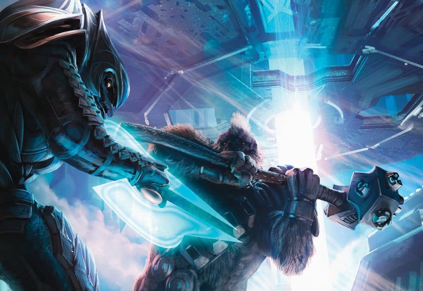 arbiter, thel'vadam, and tartarus (halo and 1 more) drawn by isaac_hannaford
