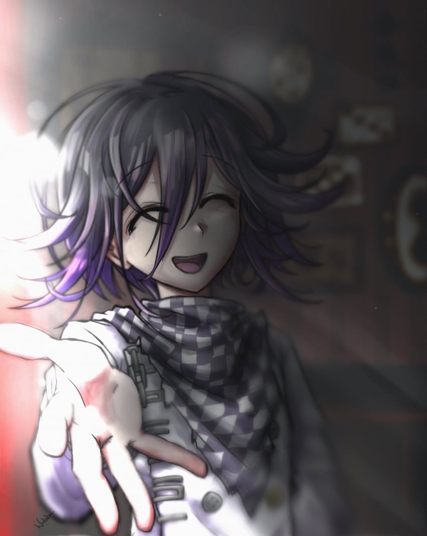 oma kokichi (danganronpa and 1 more) drawn by wibboo