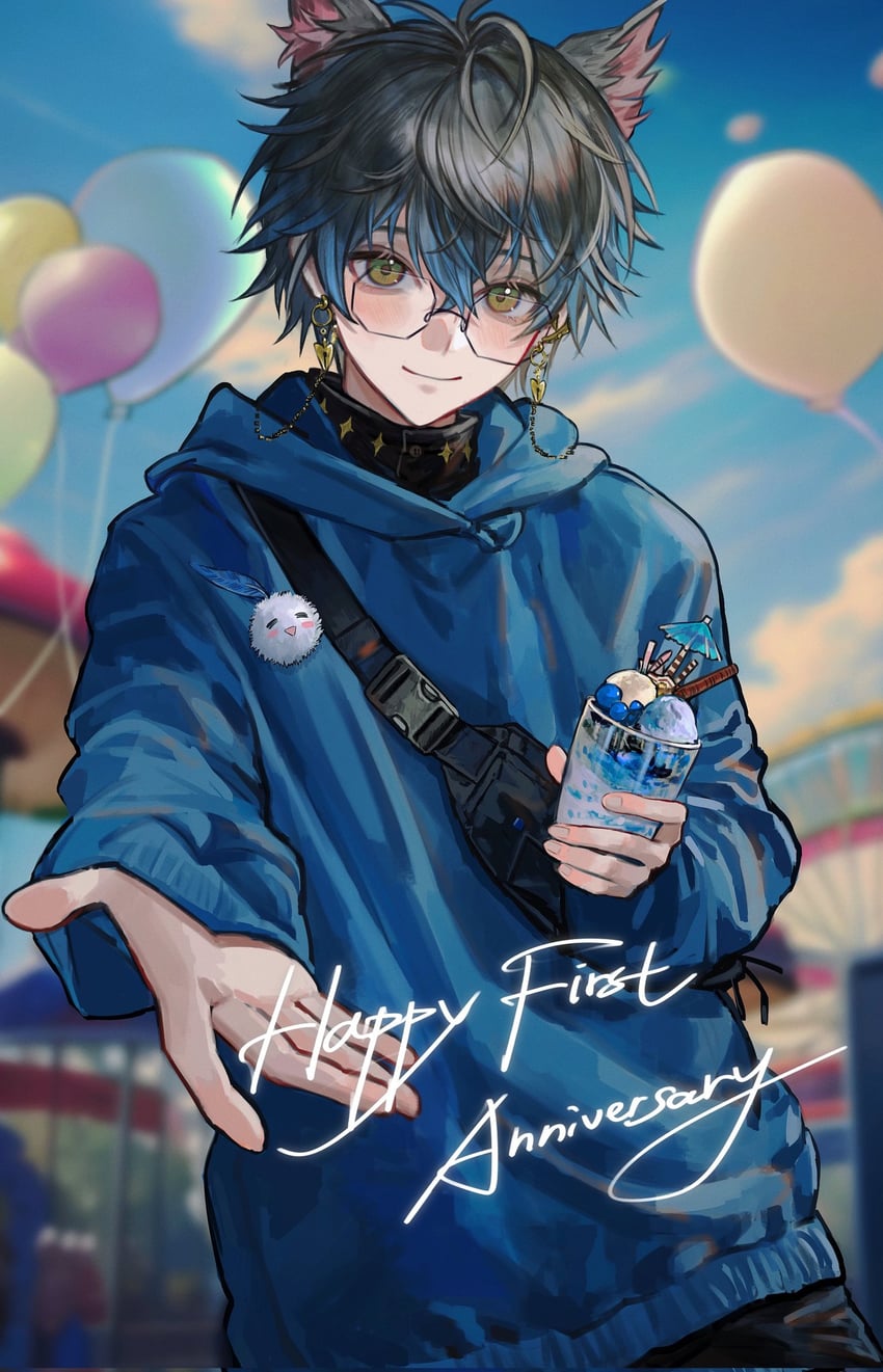 ike eveland and quilldren (nijisanji and 1 more) drawn by juana040705