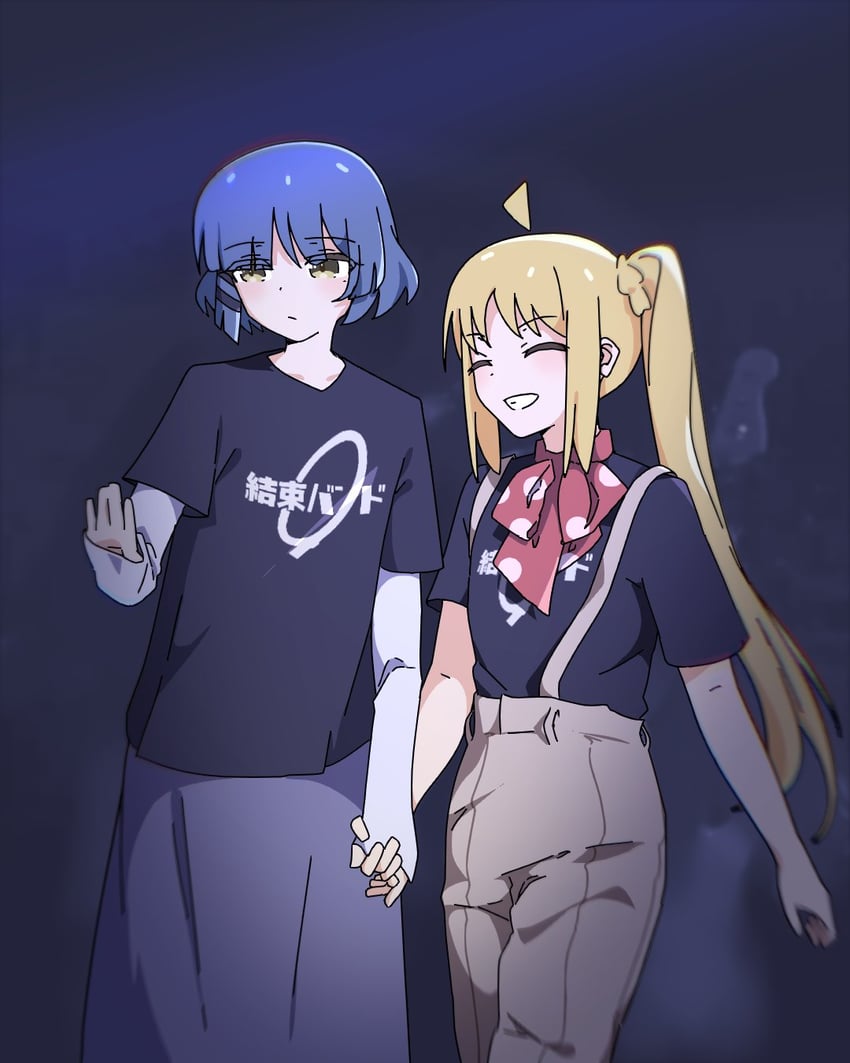 ijichi nijika and yamada ryo (bocchi the rock!) drawn by lmaoartlmao