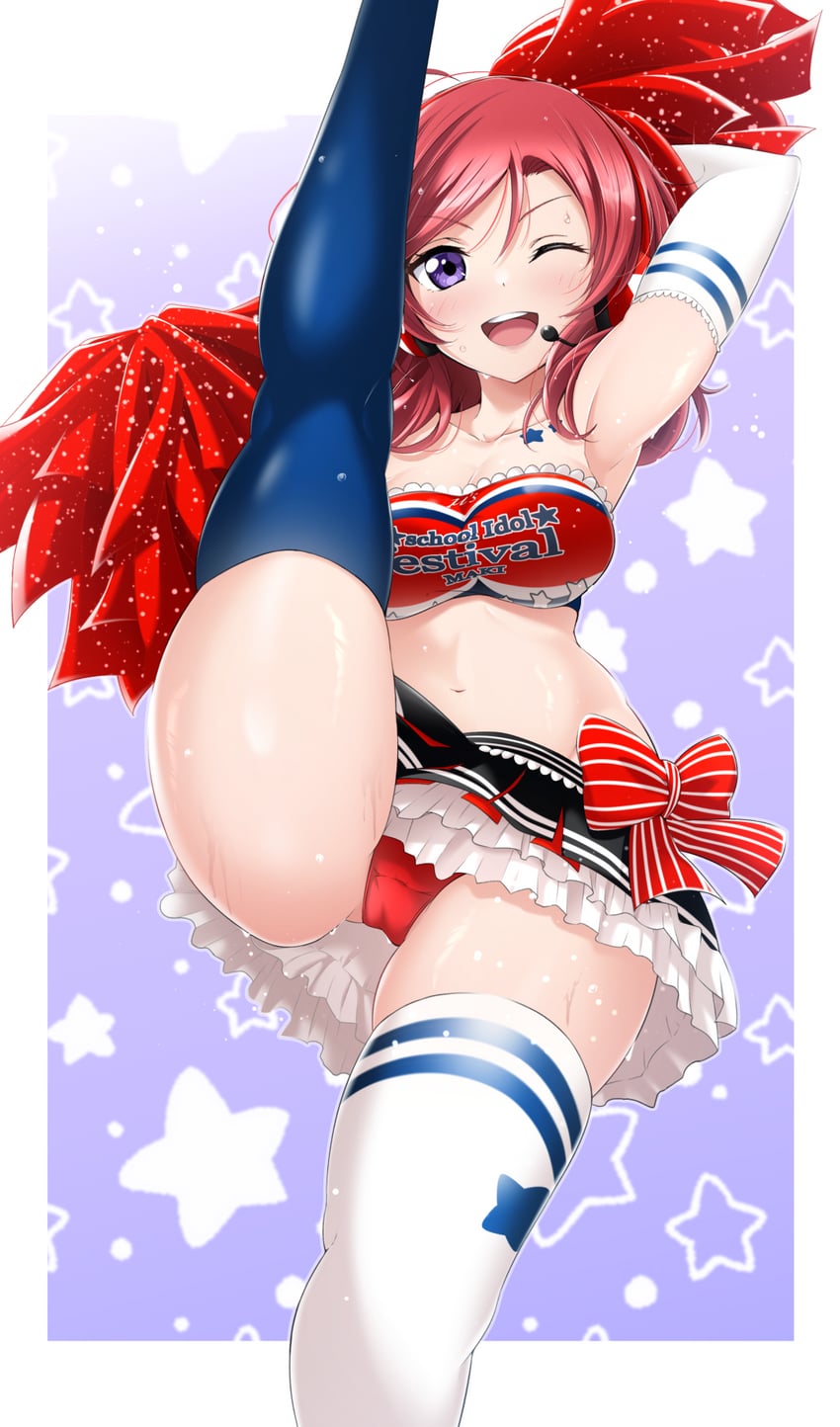 nishikino maki (love live! and 2 more) drawn by kirisaki_reina
