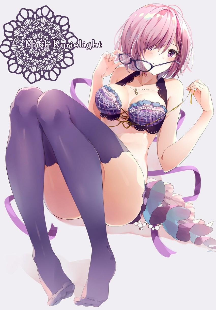 mash kyrielight (fate and 1 more) drawn by puracotte