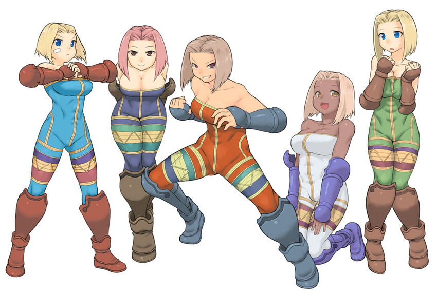 monk (final fantasy and 1 more) drawn by tsukudani_(coke-buta)