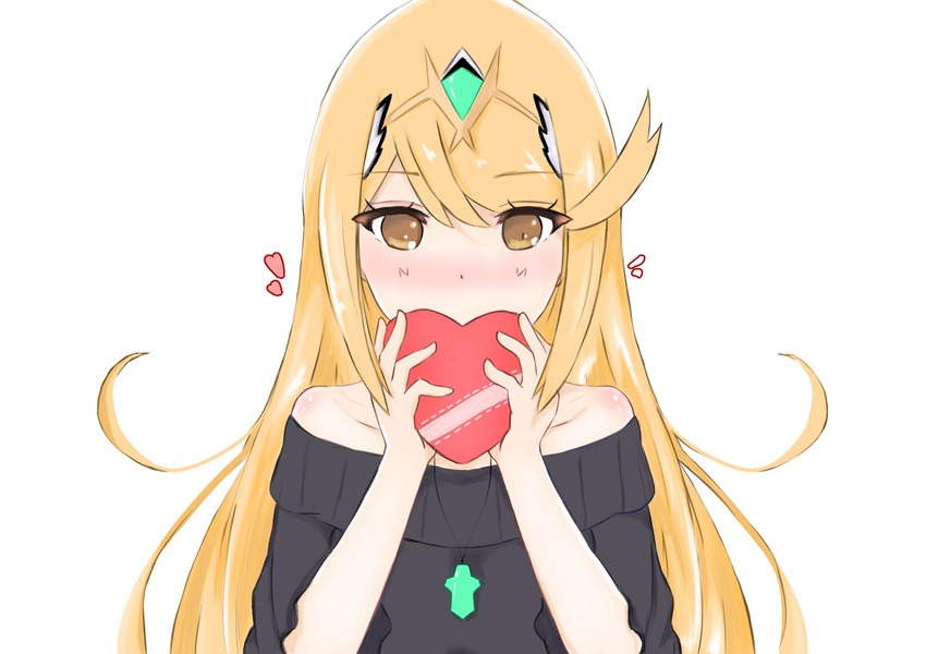 mythra (xenoblade chronicles and 1 more) drawn by mxsoundtube