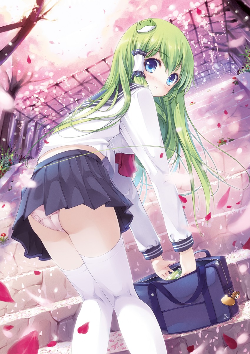 kochiya sanae and moriya suwako (touhou) drawn by miyase_mahiro