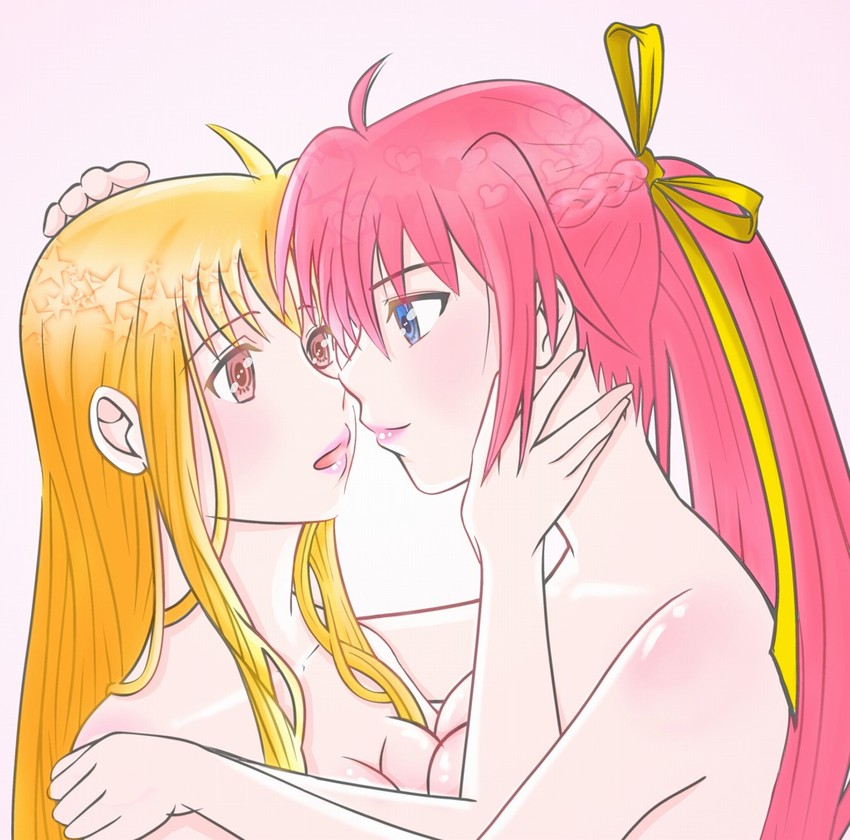 fate testarossa and signum (lyrical nanoha and 3 more) drawn by bashi