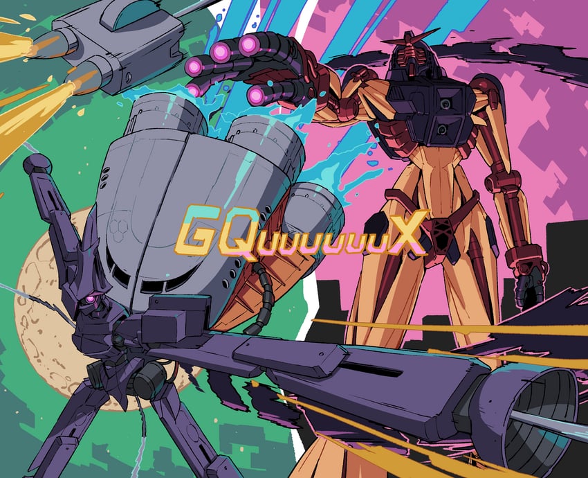 psycho gundam and kikeroga (gundam and 1 more) drawn by kitano_yuusuke