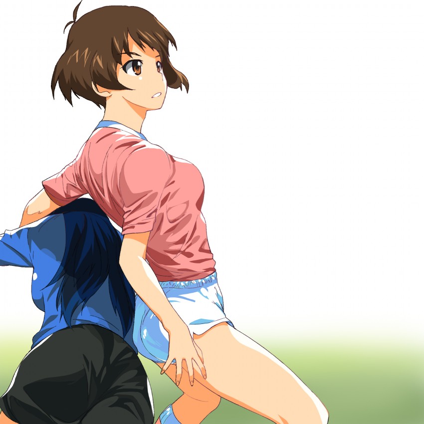 kisaragi chihaya and akizuki ryo (idolmaster and 1 more) drawn by a1_(initial-g)