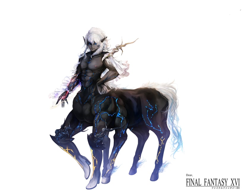 sleipnir and sleipnir harbard (final fantasy and 1 more) drawn by mario_(2669431)