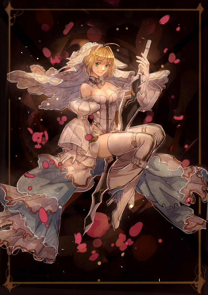 nero claudius (fate and 1 more) drawn by mento