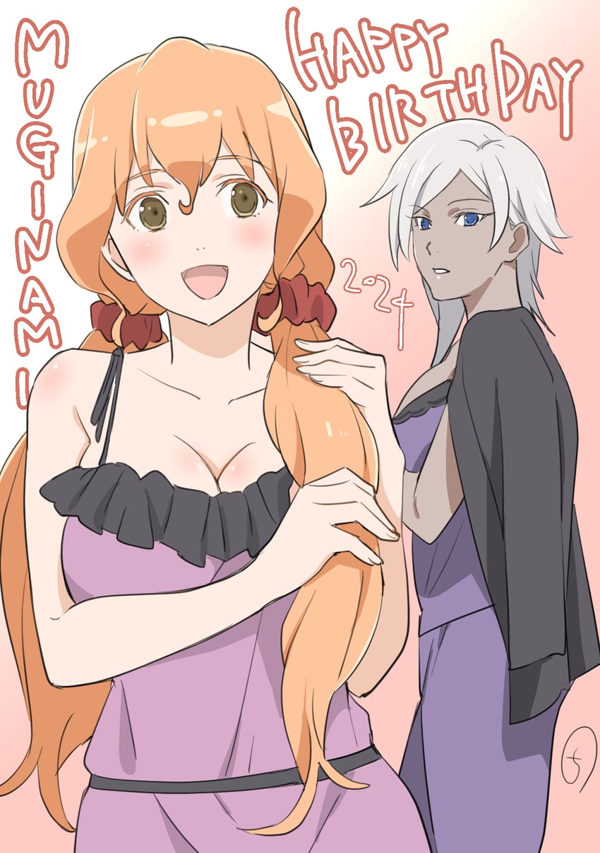 muginami and grania (rinne no lagrange) drawn by kobayashi_chizuru