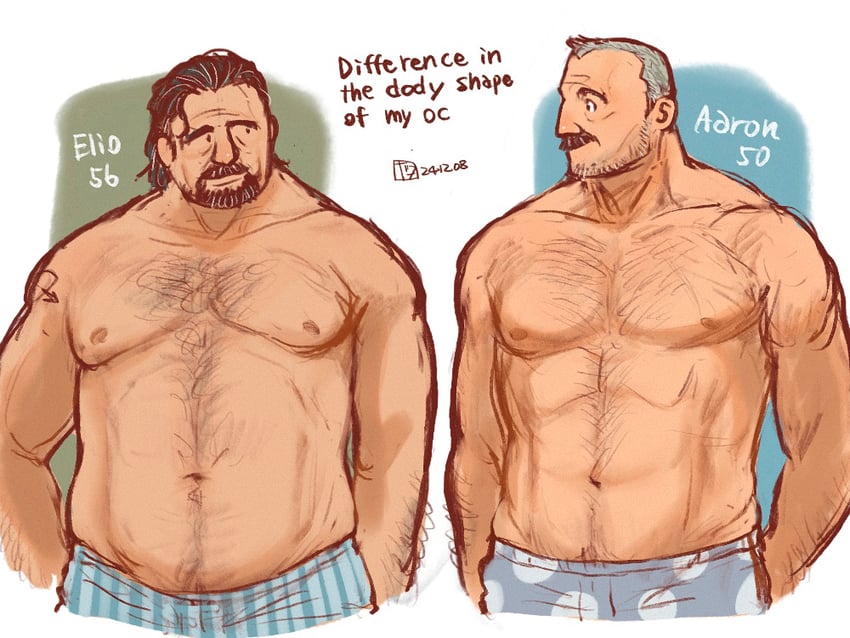 aaron gruber and elio lopez (original) drawn by o_natsuo88